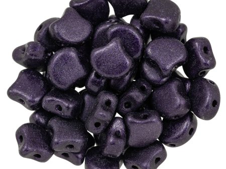 Ginko Beads, Metallic Suede Dark Purple, 8 grams For Cheap