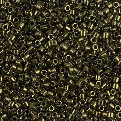 Miyuki Delica Bead 10 0, DBM0011, Metallic Olive on Sale