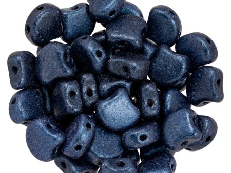 Ginko Beads, Metallic Suede Dark Blue, 8 grams Cheap