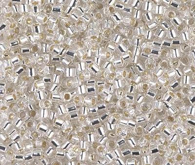 Miyuki Delica Bead 10 0, DBM0041, Silver Lined Crystal Supply