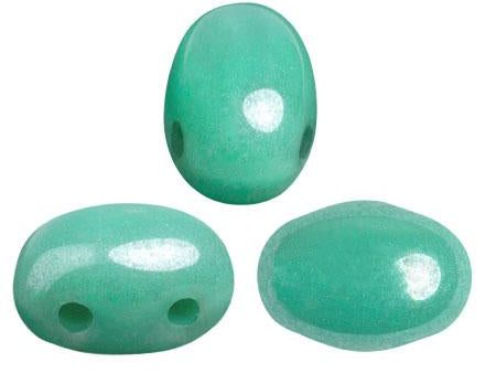 Samos® Par Puca®, SMS-6313-14400, Opaque Green Turquoise Luster Sale