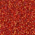 Miyuki Delica Bead 10 0, DBM0043, Silver Lined Flame Red Online Hot Sale