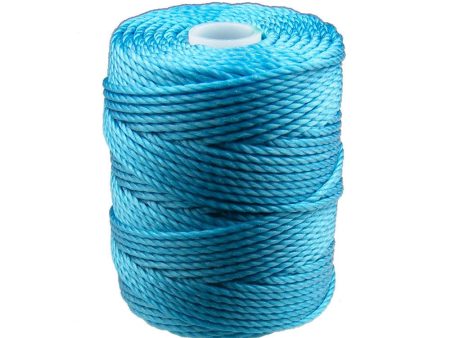 C-Lon Tex 400 Heavy Weight Bead Cord, Cyan ,1.0mm, 36 Yard Spool Online Hot Sale