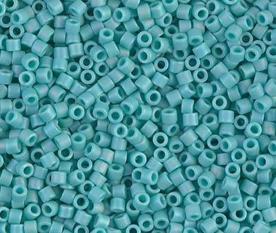 Miyuki Delica Bead 10 0, DBM0878, Matte Opaque Turquoise Green AB Online