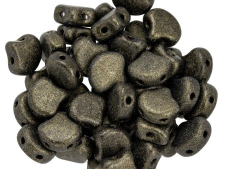 Ginko Beads, Metallic Suede Dark Green, 8 grams For Cheap