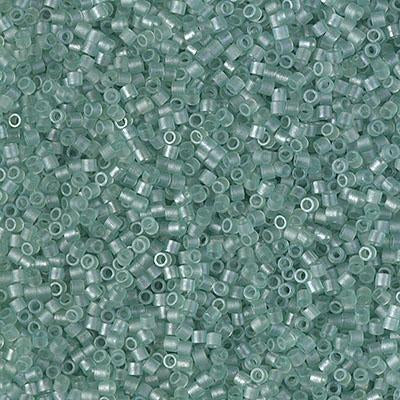 Miyuki Delica Bead 15 0, DBS0385, Matte Sea Glass Green Luster For Cheap