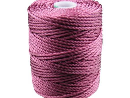 C-Lon Tex 400 Heavy Weight Bead Cord, Cerise ,1.0mm, 36 Yard Spool on Sale