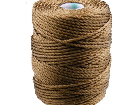 C-Lon Tex 400 Heavy Weight Bead Cord, Bronze ,1.0mm, 36 Yard Spool Online Sale