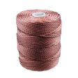 C-Lon Tex 400 Heavy Weight Bead Cord, Copper Rose ,1.0mm, 36 Yard Spool Online