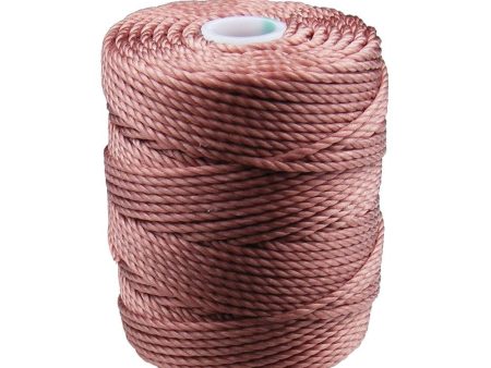 C-Lon Tex 400 Heavy Weight Bead Cord, Copper Rose ,1.0mm, 36 Yard Spool Online