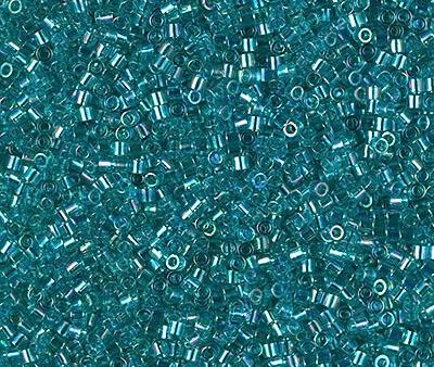 Miyuki Delica Bead 15 0, DBS1248, Transparent Caribbean Teal AB For Discount