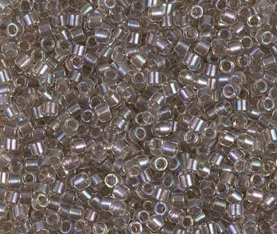 Miyuki Delica Bead 10 0, DBM0064, Taupe Lined Crystal AB For Discount