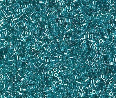 Miyuki Delica Bead 15 0, DBS1228, Transparent Caribbean Teal Luster Fashion