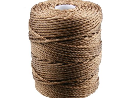 C-Lon Tex 400 Heavy Weight Bead Cord, Chestnut ,1.0mm, 36 Yard Spool For Cheap