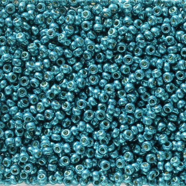 Miyuki 11 Round Seed Bead, 11-5113, Duracoat Galvanized Capri Blue Online Hot Sale