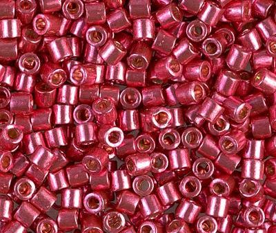 Miyuki Delica Bead 8 0, DBL1841, Duracoat Galvanized Light Cranberry Fashion