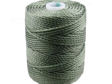 C-Lon Tex 400 Heavy Weight Bead Cord, Fern ,1.0mm, 36 Yard Spool For Sale