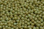 4mm Czech Round Druk Bead, Light Honeydew Picasso, 50 pieces Online Hot Sale