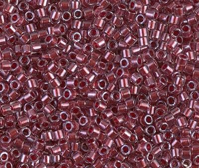 Miyuki Delica Bead 10 0, DBM0924, Sparkling Cranberry Lined Crystal For Cheap