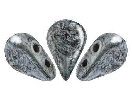 Amos® Par Puca®, AMS-2398-65321, Metallic Matte Old Silver Spotted Online Sale