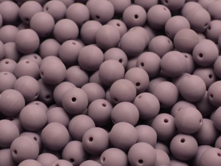 6mm Czech Round Druk Bead, Matte Violet, 50 pieces Cheap