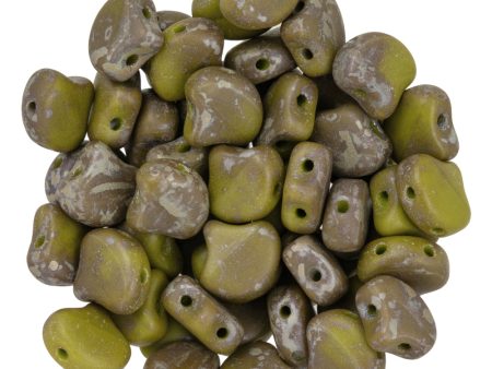 Ginko Beads, Matte Opaque Olivine Rembrandt, 8 grams Online