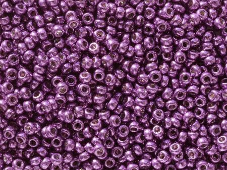 Miyuki 11 Round Seed Bead, 11-5108, Duracoat Galvanized Purple Orchid Online Sale