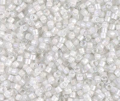 Miyuki Delica Bead 10 0, DBM0066, White Lined Crystal AB Sale