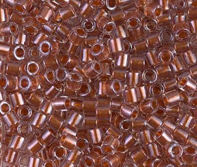 Miyuki Delica Bead 8 0, DBL0915, Sparkling Ginger Lined Crystal Cheap