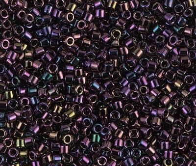 Miyuki Delica Bead 10 0, DBM0004, Metallic Dark Plum Iris on Sale