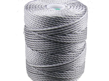 C-Lon Tex 400 Heavy Weight Bead Cord, Argentum ,1.0mm, 36 Yard Spool For Cheap