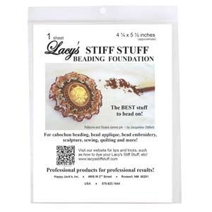 Lacy s Stiff Stuff 4.25 x 5.5 inches Beading Foundation, White(1 sheet) For Cheap