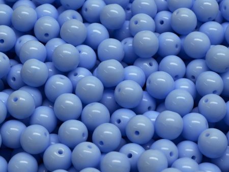 6mm Czech Round Druk Bead, Baby Blue, 50 pieces Online Sale