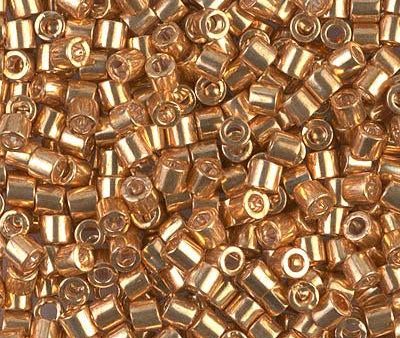 Miyuki Delica Bead 8 0, DBL0410, Galvanized Yellow Gold Online Sale