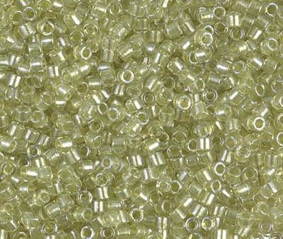 Miyuki Delica Bead 10 0, DBM0903, Sparkling Celery Lined Crystal Online now