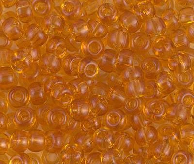 Miyuki 6 Round Seed Bead, 6-133, Transparent Topaz For Sale