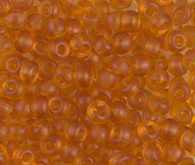 Miyuki 6 Round Seed Bead, 6-133F, Matte Transparent Topaz Sale