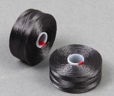 C-Lon Size D Beading Thread - 1 Bobbin - Charcoal Gray Online Hot Sale