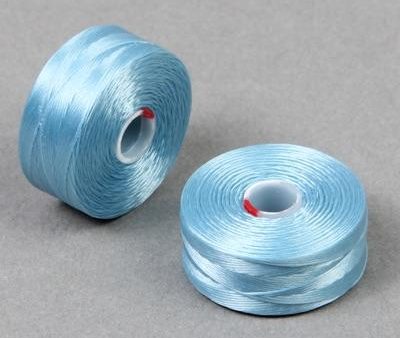 C-Lon Size D Beading Thread - 1 Bobbin - Sky Blue Supply