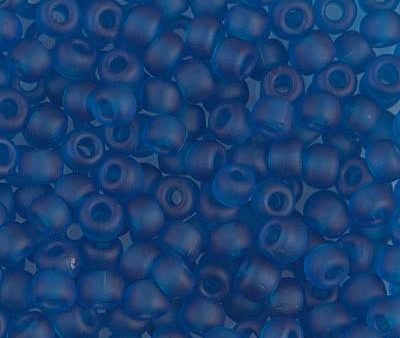 Miyuki 6 Round Seed Bead, 6-149F, Matte Transparent Capri Blue For Cheap