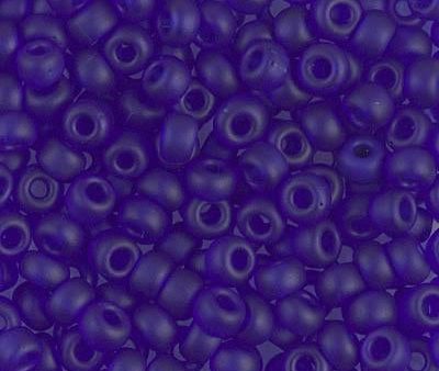 Miyuki 6 Round Seed Bead, 6-151F, Matte Transparent Cobalt For Cheap