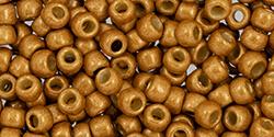 Toho 8 0 Round Japanese Seed Bead, TR8-591FPF, Matte Golden Mustard Galv PermaFinish Online now