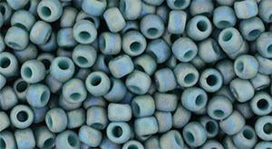 Toho 8 0 Round Japanese Seed Bead, TR8-2634F, Semi-Glazed Rainbow Dusty Turquoise Online Hot Sale