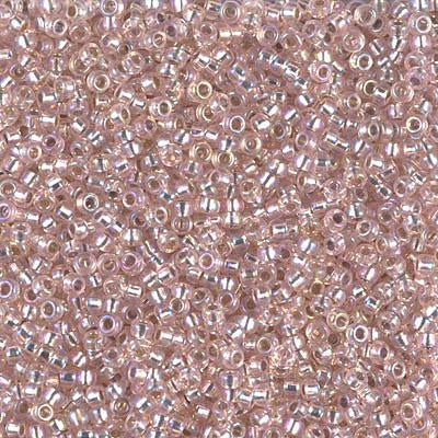 Miyuki 11 Round Seed Bead, 11-1023, Silver Lined Light Blush AB Online Hot Sale