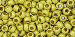 Toho 8 0 Round Japanese Seed Bead, TR8-590FPF, Matte Lemon Gold Galv PermaFinish Hot on Sale