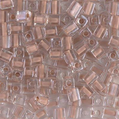 Miyuki 4mm Cube, SB-215, Blush Lined Crystal Sale