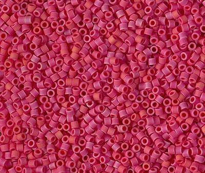 Miyuki Delica Bead 15 0, DBS0362, Matte Opaque Red Luster Fashion