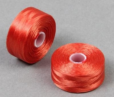 C-Lon Size D Beading Thread - 1 Bobbin - Orange Cheap