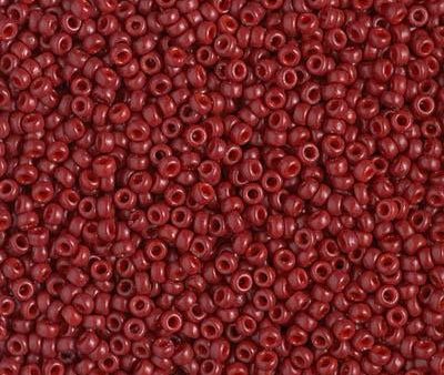 Miyuki 11 Round Seed Bead, 11-4469, Duracoat Opaque Jujube Hot on Sale