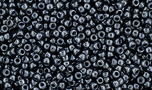 Matubo 11 0 Seed Beads, Hematite, 8 grams on Sale